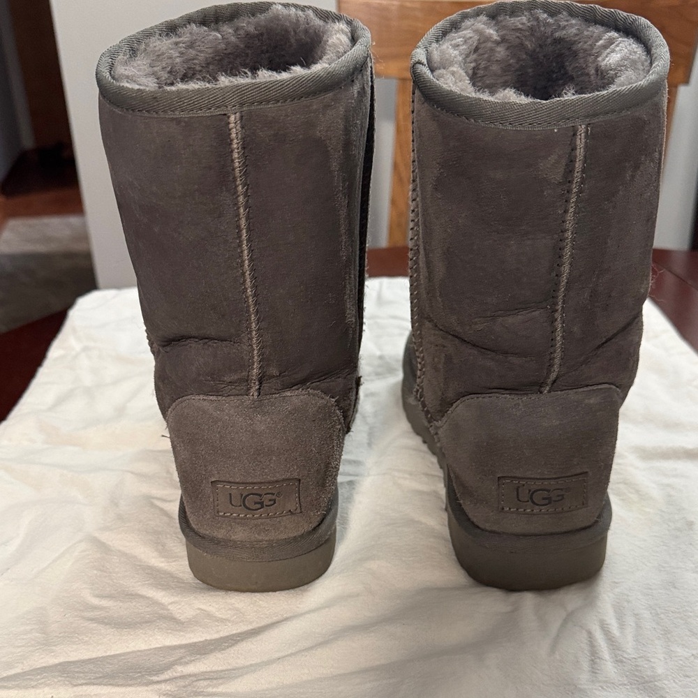 UGG Gray Suede Boots - Picture 2 of 9